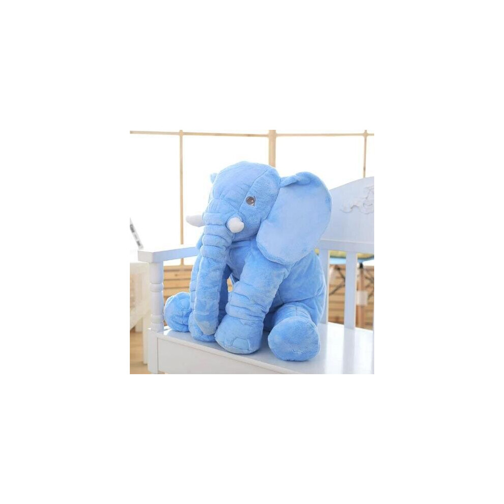 (60 cm, Blue) Giant Elephant Plush Toy Baby Pillow