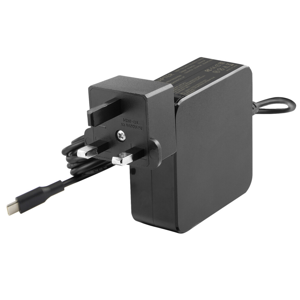 65W Usb C Power Adapter, Type C Power Pd Wall Fast Charger Compatible With Hp, Lenovo, Dell, Acer, Asus, Samsung, Google Chromebook Type C Laptop 6901489001295