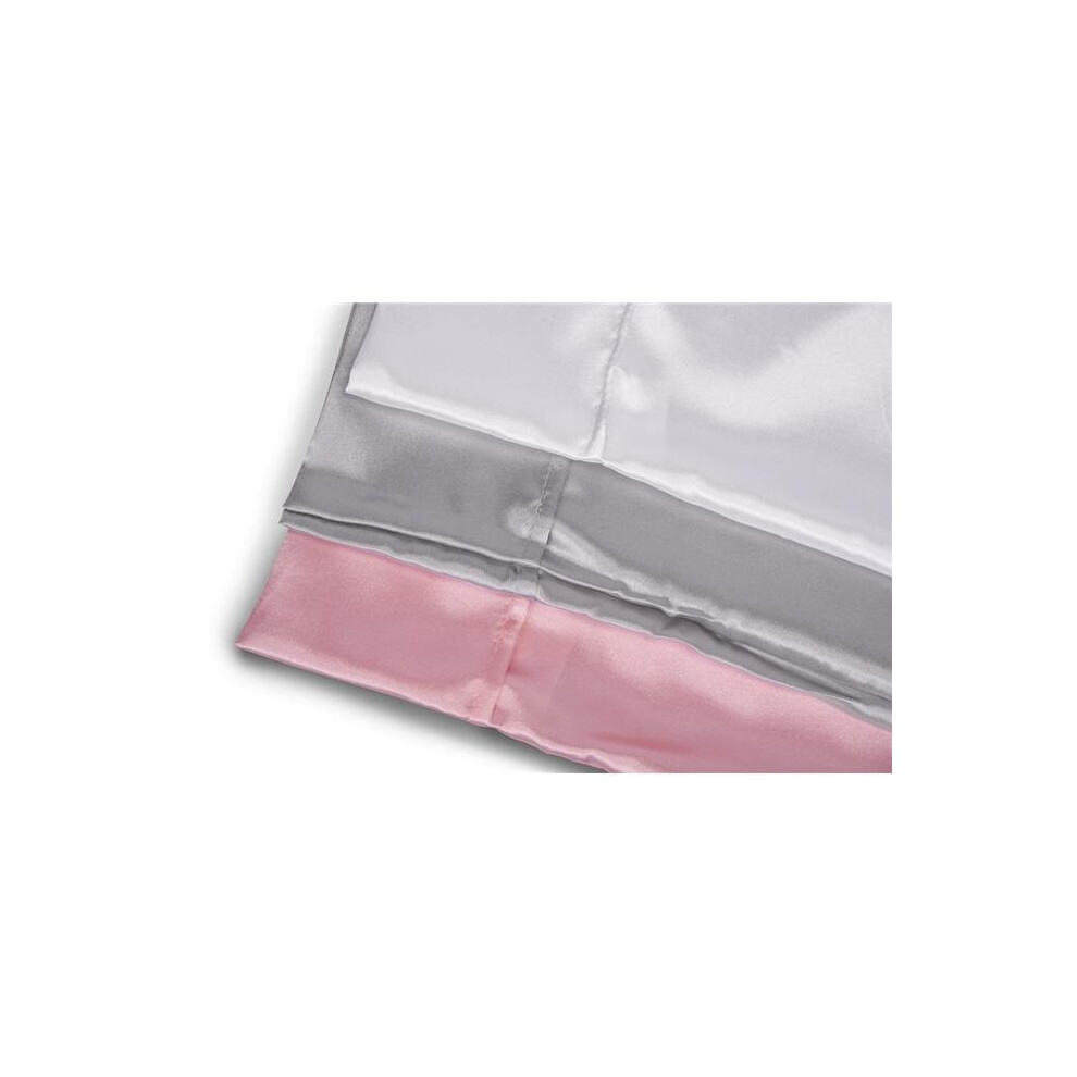Dreamzzz Satin Pillow Case Blush for Standard & Queen Bed - Pack of 2