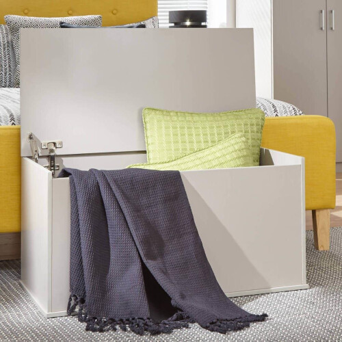 Panama Ottoman Storage Box Bench Chest Trunk Toy Blanket Storage Box