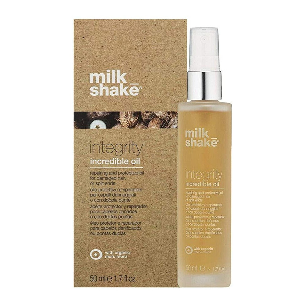 Milk Shake Milk_shake Integrity Incredible Oil 50Ml - Repairing Protective Leave-In Oil With Organic Murumuru; Shields Heat, Seals Cuticles, Adds Shine