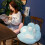 (70cm, White) Stuffed  Soft Paw Pillow Animal Seat 8