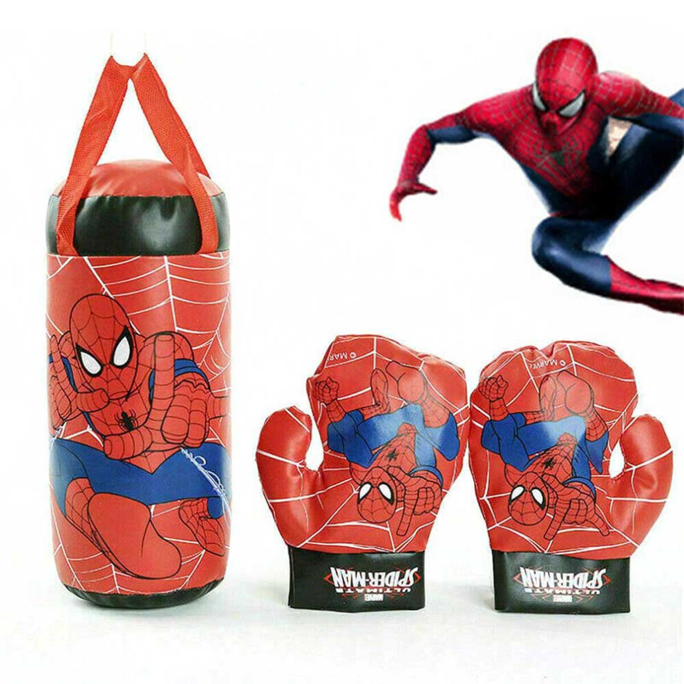 Cool Xmas Gift Toys Kid Boxing Bag Gloves Punching Set Children Gifts Toy