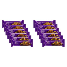 (Pack of 12) Britannia Choco Chips Cookies 120g, Crunchy and Delicious Biscuits A Perfect Combination of Chocolate and Cookies, Made with Worlds Finest Chocolate
