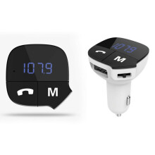 Aquarius Bluetooth Car Adapter FM Transmitter Hands-free Calling, Kit