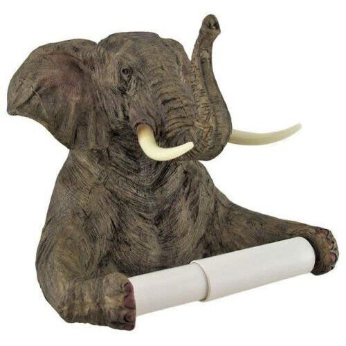 Large Elephant Toilet Paper Roll Holder Wall Mountable Toilet on OnBuy