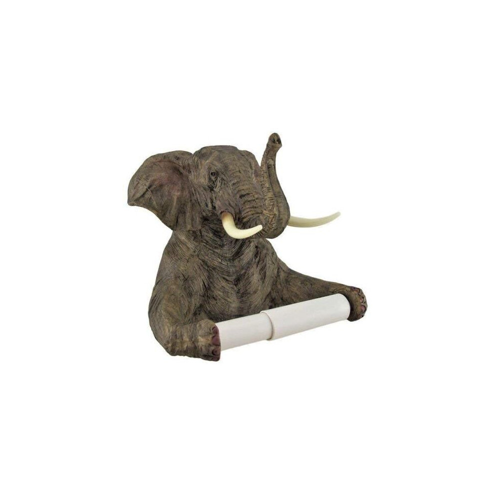 Large Elephant Toilet Paper Roll Holder Wall Mountable Toilet