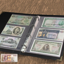 300Pcs Pocket Currency Page Paper Money Album Banknote Storage