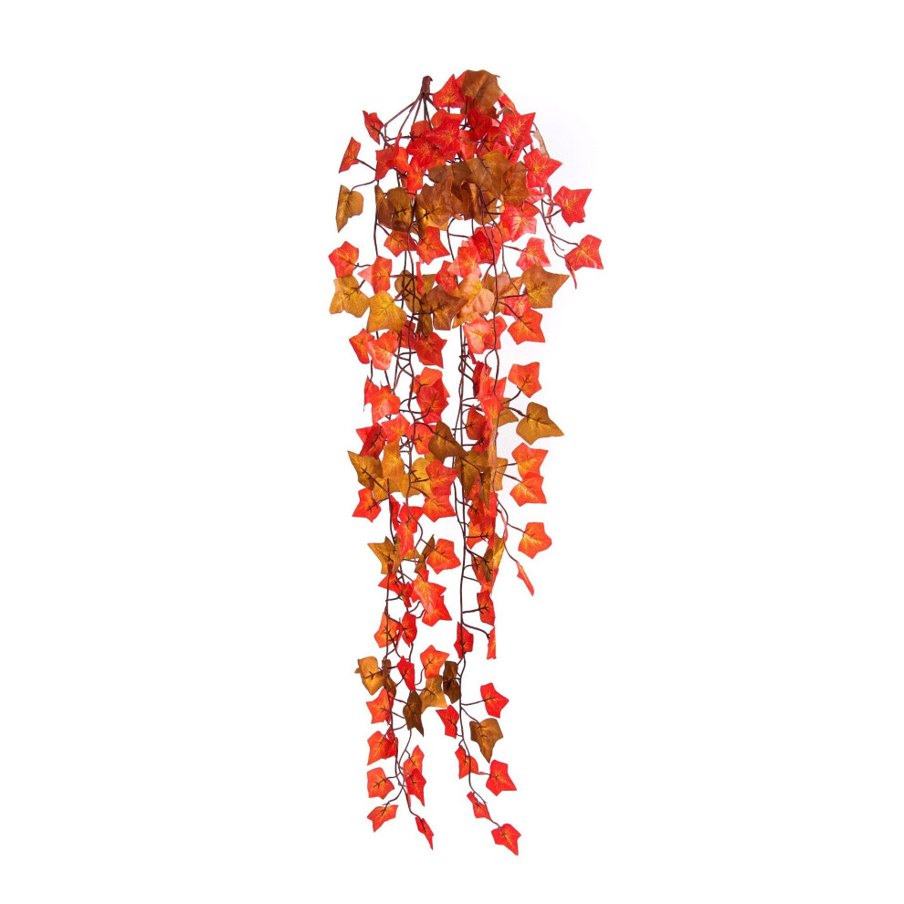 Best Artificial 100cm Two Tone Autumn English Trailing Ivy Garland - TI15