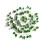 Best Artificial 7ft - 210cm Variegated Grape Ivy Garland - IL01 3