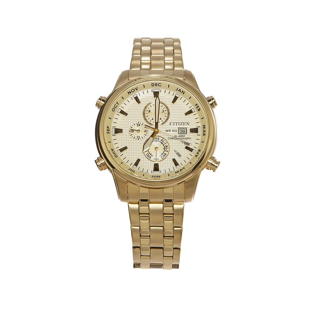 Citizen Men's Chronograph Gold Plated Watch A13882-50P