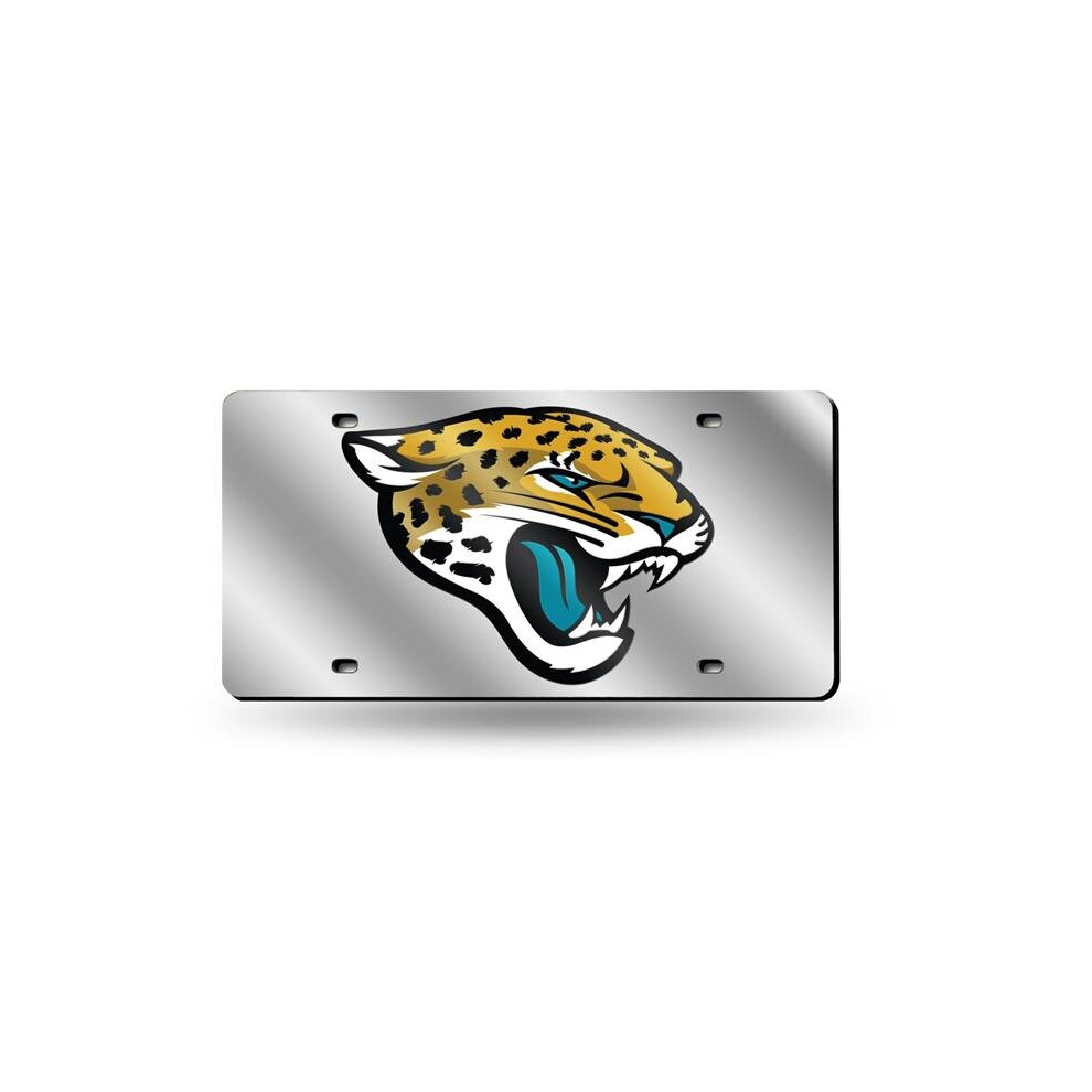 Jacksonville Jaguars License Plate Laser Cut Special Order Silver 780997278643