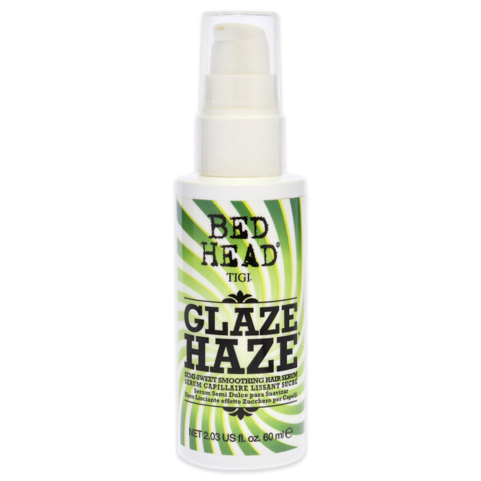 TIGI Bed Head Glaze Haze Semi-Sweet Smoothing Hair Serum 2.03 oz Serum