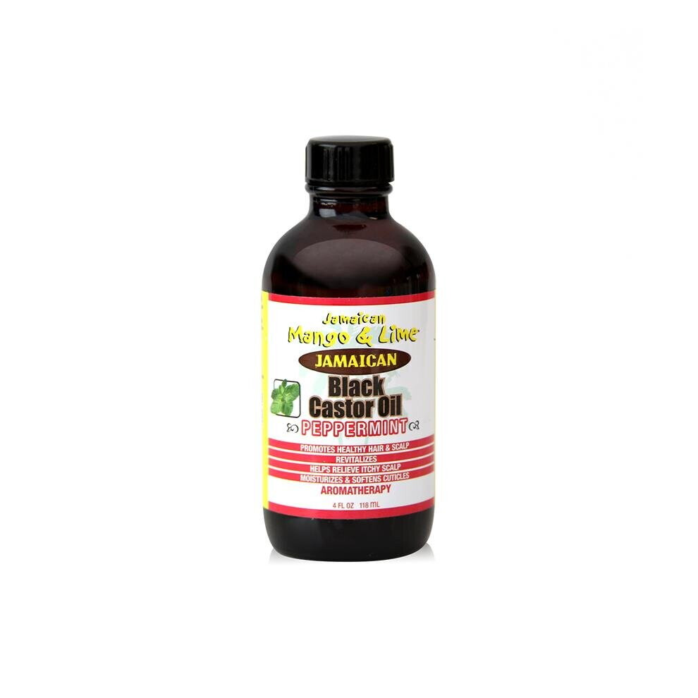 Jamaican Mango & Lime Black Castor Oil Peppermint 4Oz