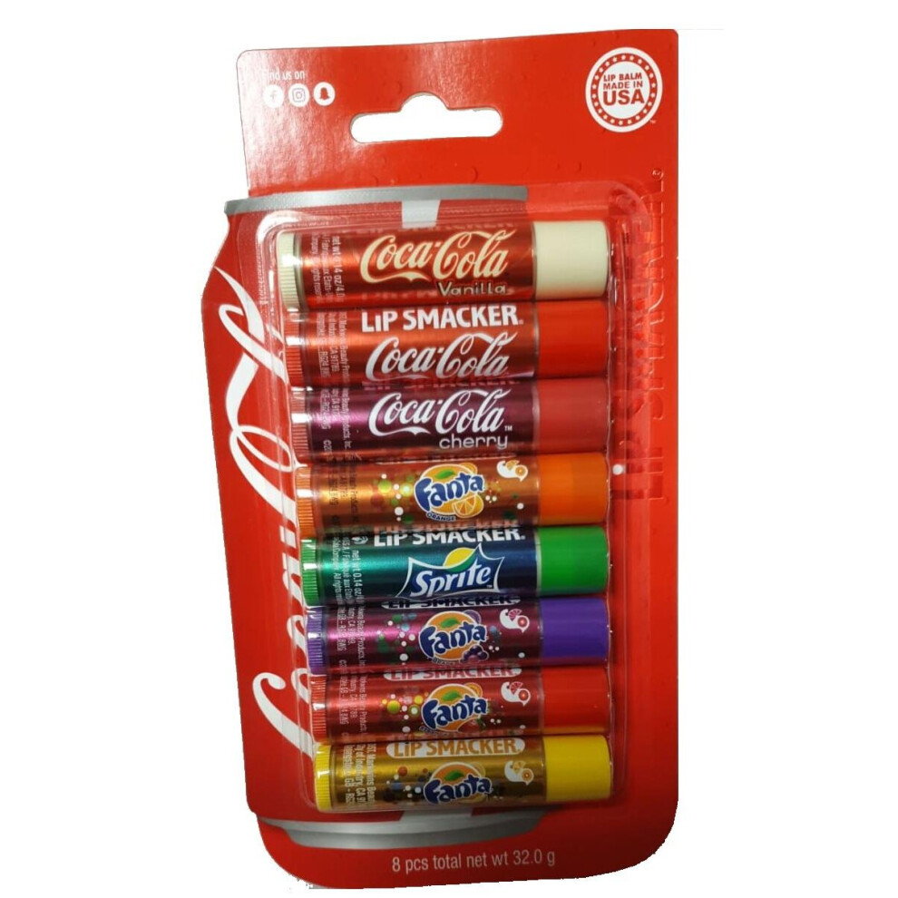 Lip Smacker Coca Cola Lip Balm -8 Pieces