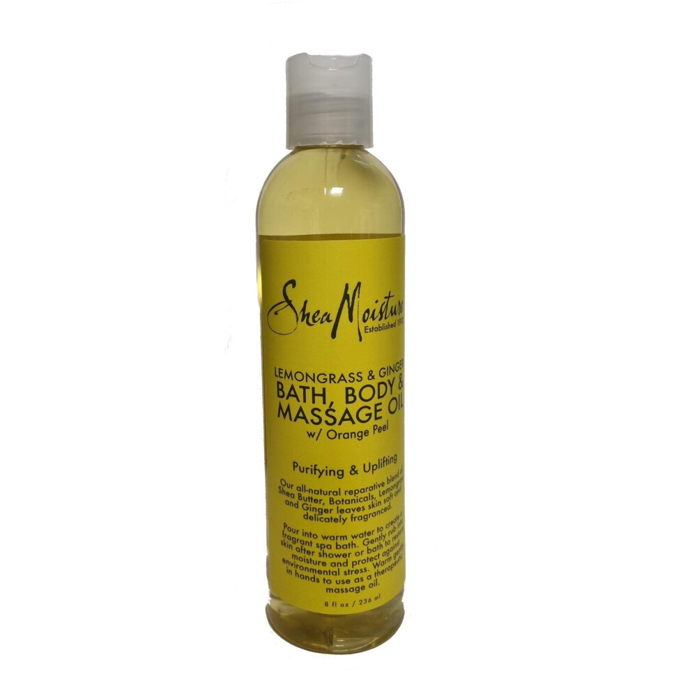 Shea Moisture Lemon Grass Body & Massage Oil 236ml