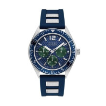 Montre - GUESS - W1167G1 - Quartz - 44mm - Bleu - Silicone