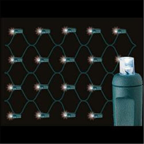 Premium Grade 5mm LED Net Lights 100 Cool White Holiday Lights String