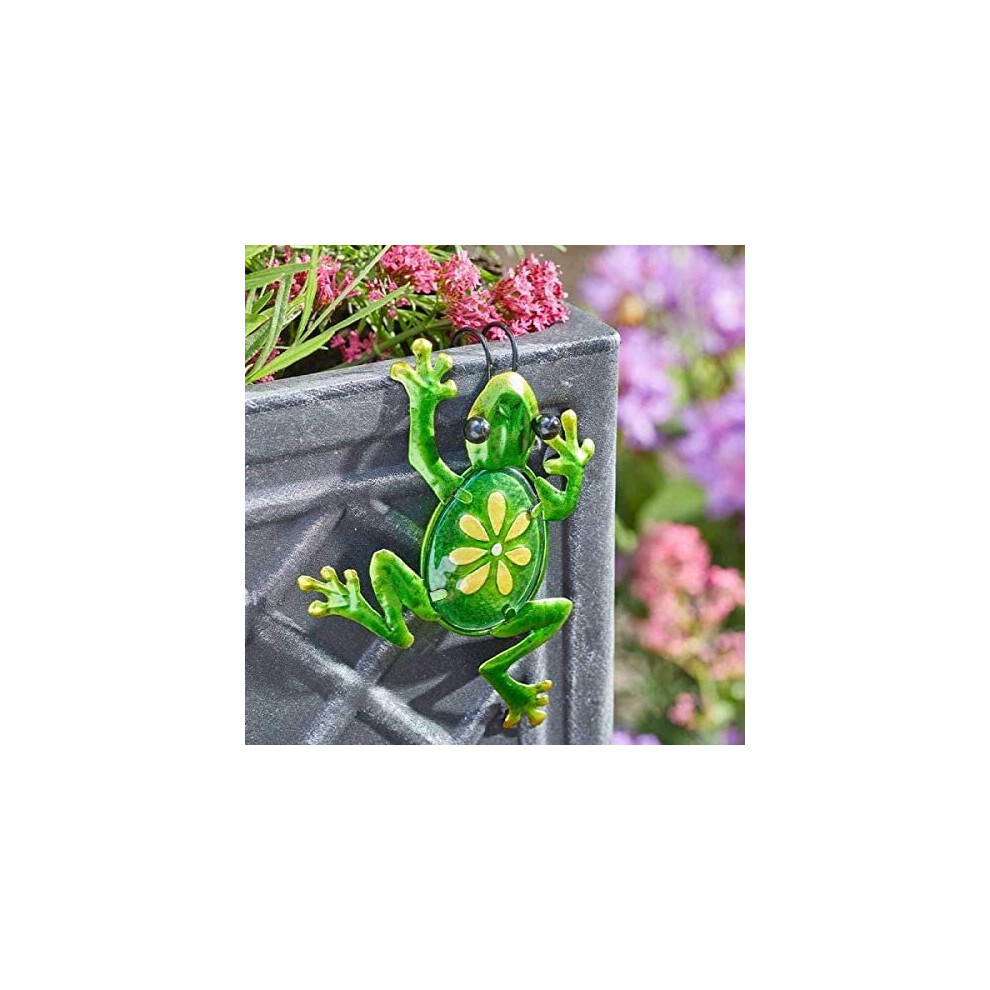 Frog Plant Pot Hanger Garden Ornament Hanging Toad Decor Animal