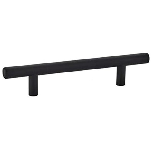 6 in. Brass Bar Pull, Flat Black