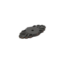 Back Plate for Knobs Ribbon & Reed, Oil Rubbed Bronze