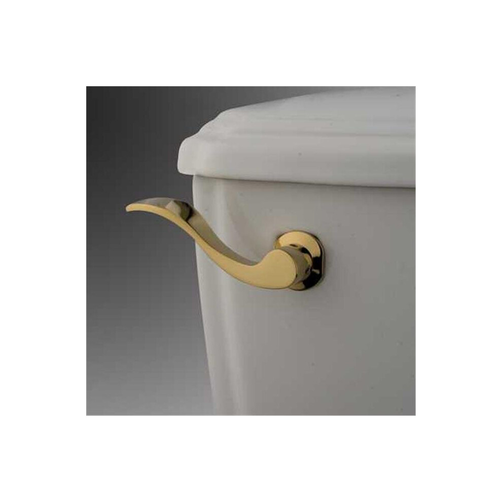 Nu Wave Toilet Tank Lever Polished Brass 739608211272