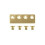 Slide Door Hardware Adaptor, Brushed Gold 1