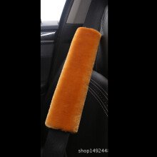 (Orange) Car Seat Belt Pads Safety Cushion Shoulder Strap Covers Harness For Adults Kids