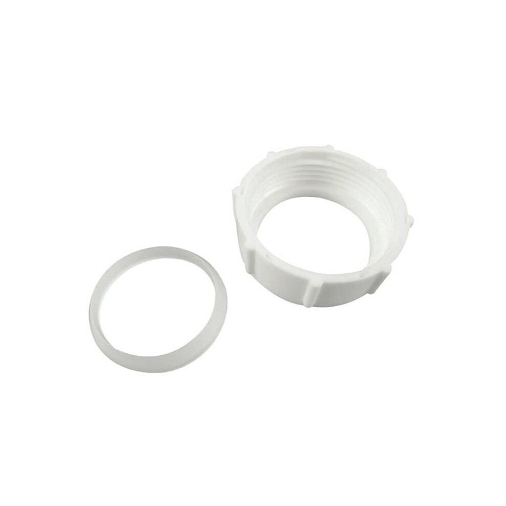 Slipjoint 1.25 Nut & Washer, White 756873289270