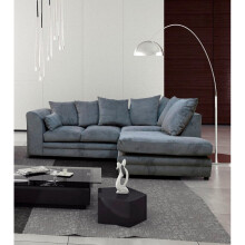 (Right Hand Facing, Grey) Montana Fabric Corner Sofa