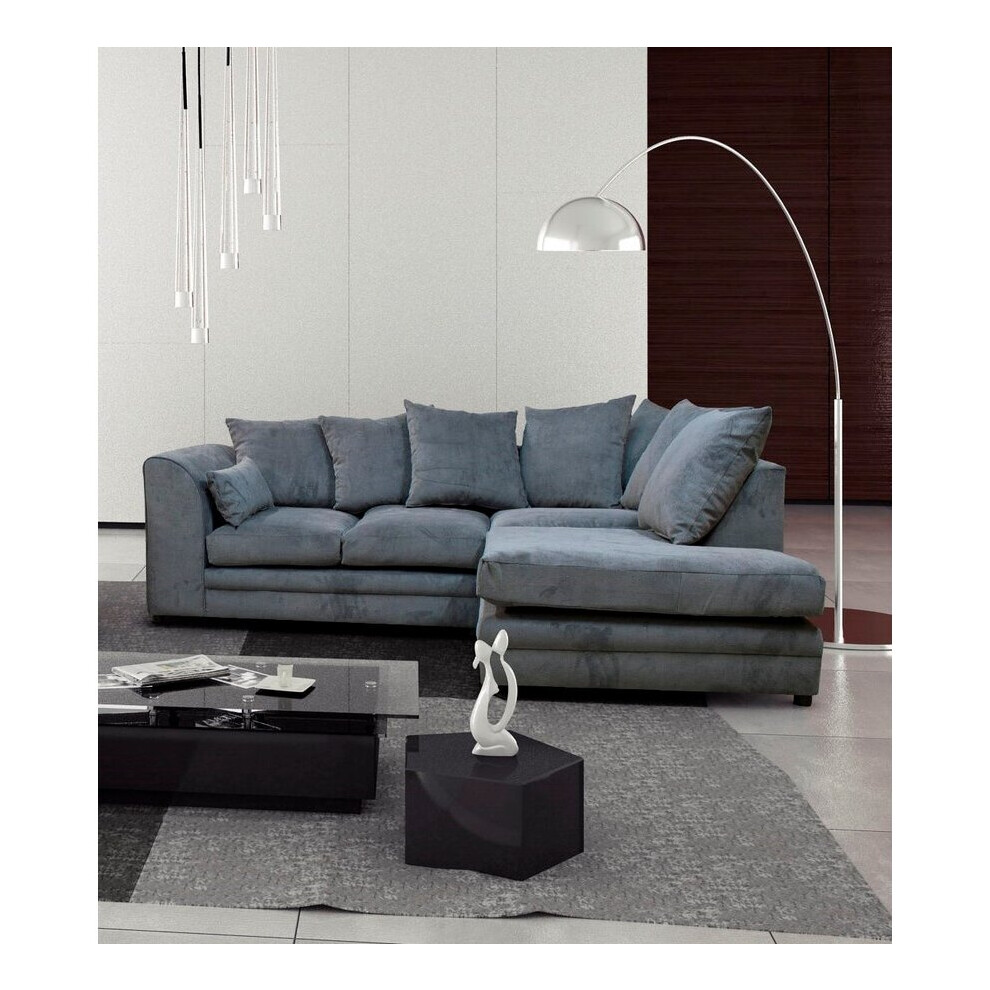 (Right Hand Facing, Grey) Montana Fabric Corner Sofa