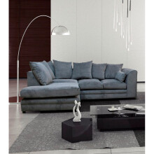 (Left Hand Facing, Grey) Montana Fabric Corner Sofa