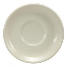 6.125 in. Cream White Saucer