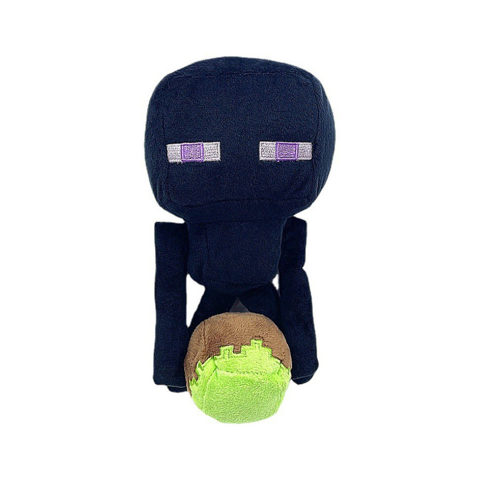 (Hugging Enderman 22CM) Minecraft Plush Toy Pixel Doll Kids Gift