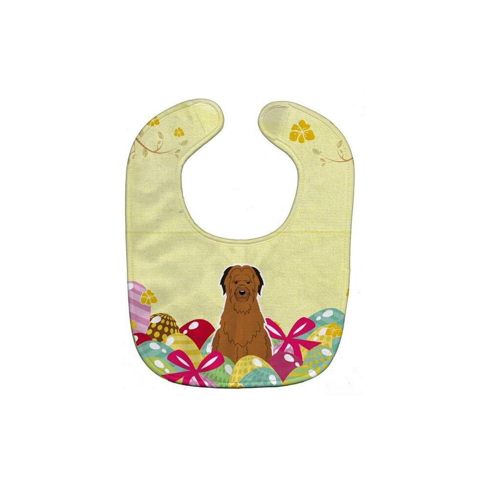 Easter Eggs Briard Baby Bib Brown Stationx
