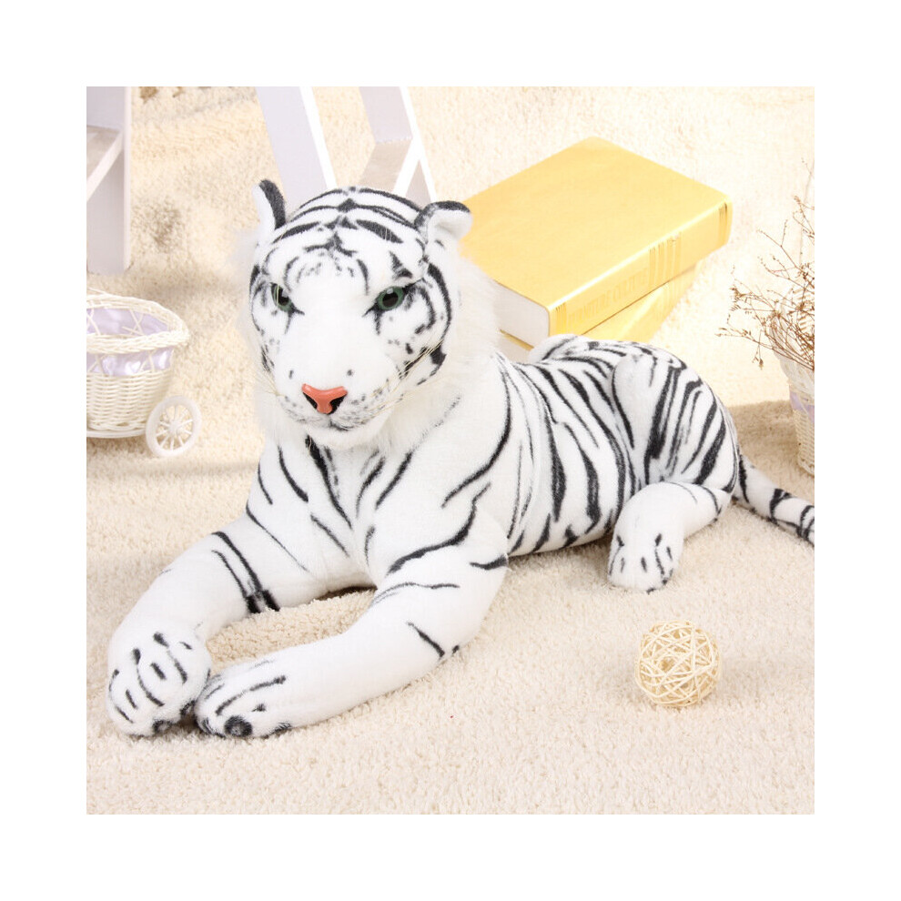 (38Cm) Tiger Stuffed Animal Plush Soft Doll Toy Kids Baby Cuddle Pillows Toy White