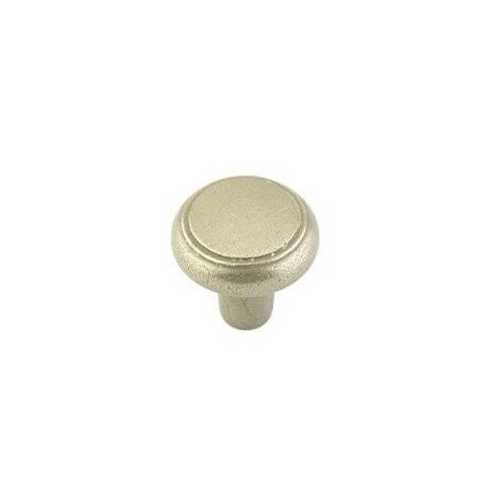 Bronze Barn 1.25 In. Cabinet Knob, Tumbled White Bronze 751759187657