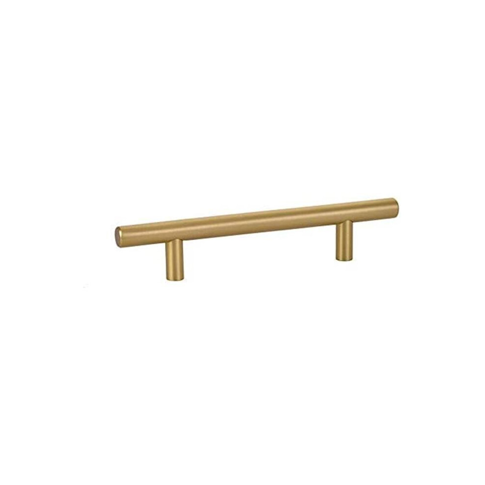 4 In. Brass Bar Pull, Satin Brass 751759187671