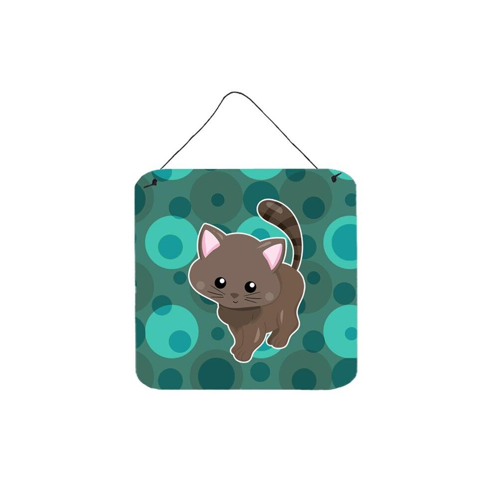 Polkadot Kitten Cat Wall Or Door Hanging Prints Comfortcreator