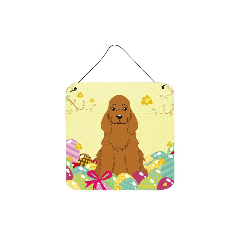 Easter Eggs Cocker Spaniel Wall Or Door Hanging Prints Red Comfortcreator