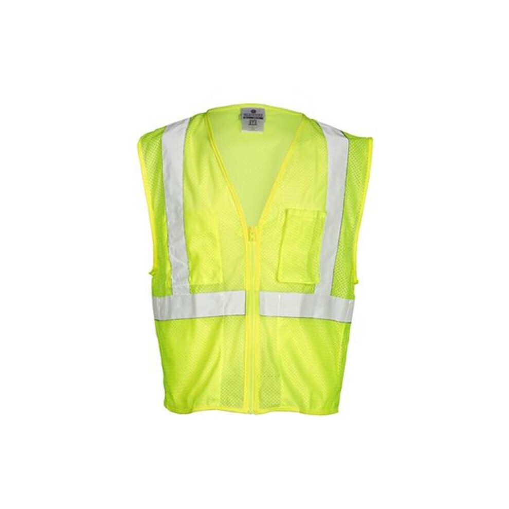 Self Extinguishing Mesh Vest, Lime - 4XL-image-OPC-P8MBPJM-NEW