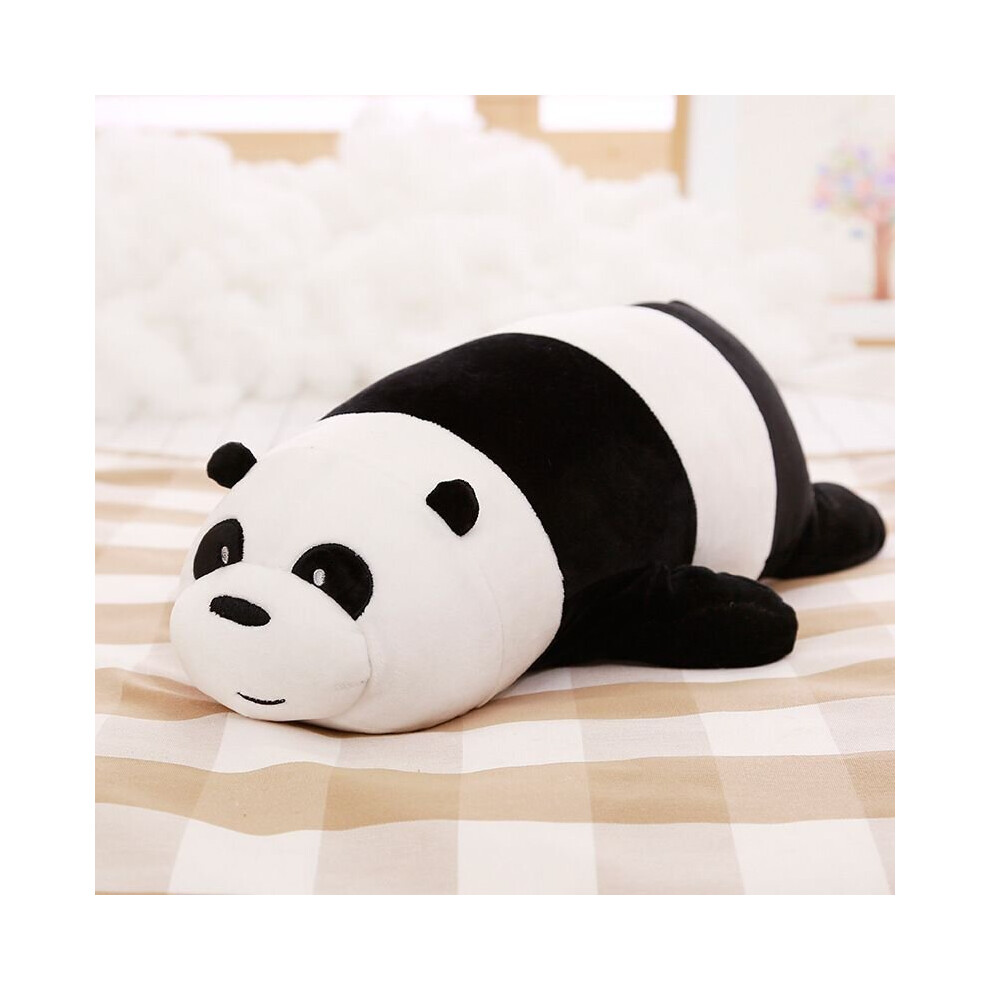 (Panda, 70cm) 80cm We Bare Bears Pillow Cartoon Bear Grizzly Panda Soft Stuffed Plush Toy Doll