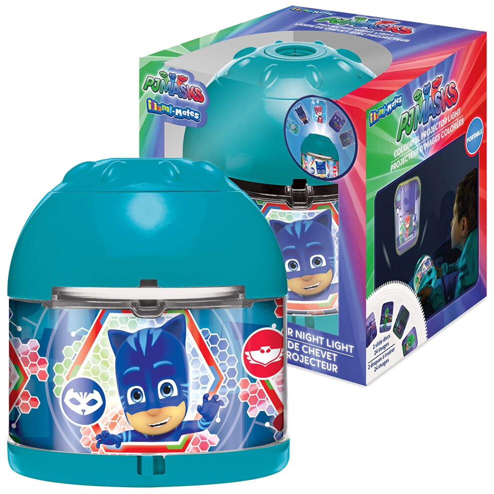 PJ Masks LED Image Portable Colorful Projector Night Light Mood Lamp