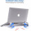 Laptop Tablet Stand Riser Holder Ergonomic 4