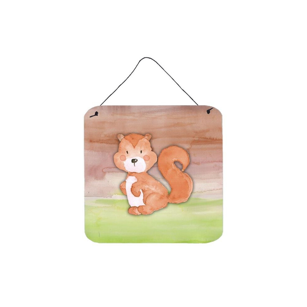 Squirrel Watercolor Wall Or Door Hanging Prints Comfortcreator