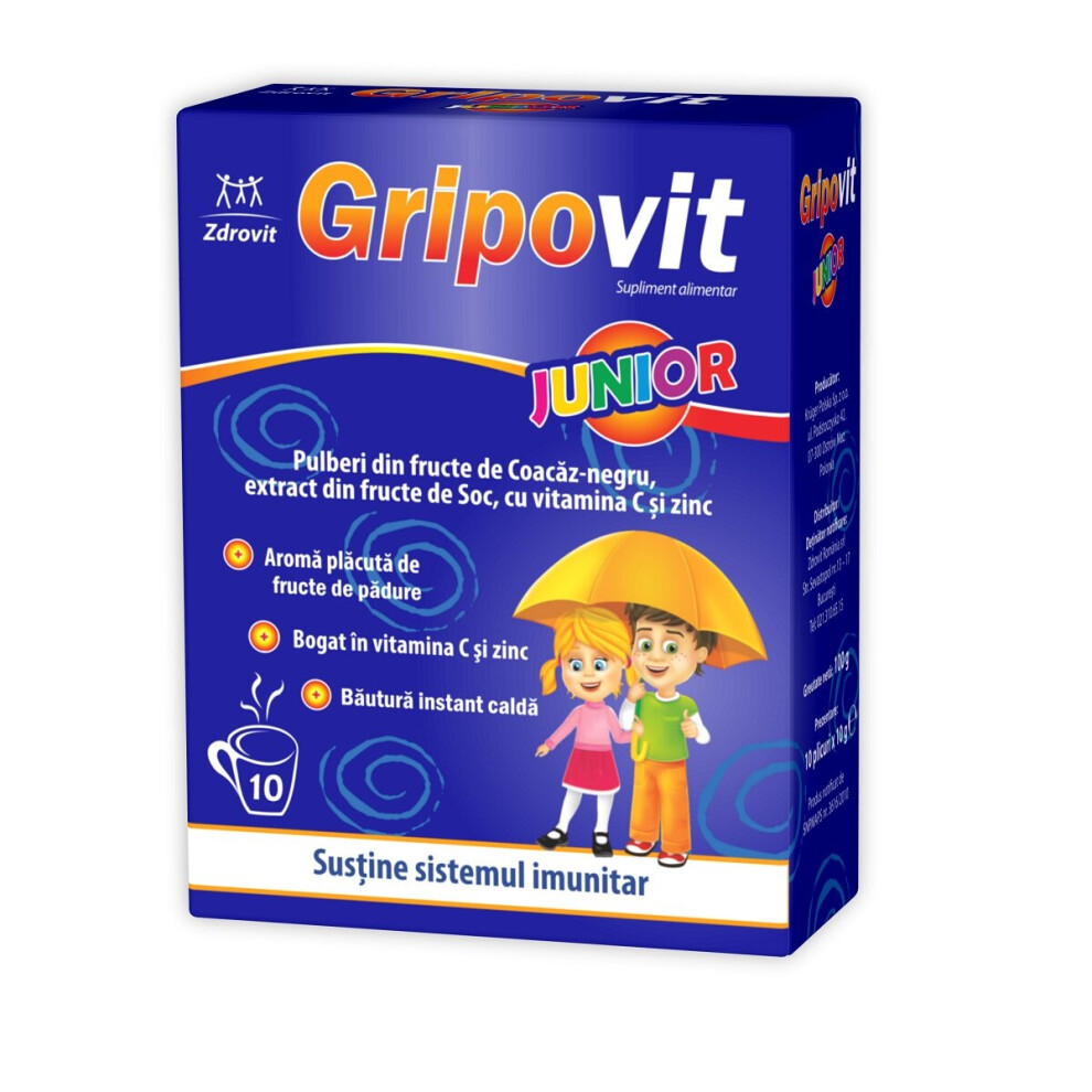 Gripovit Junior, 10 sachets , Zdrovit