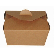 5.12 x 4.13 x 2.56 in. Brown Meal Box