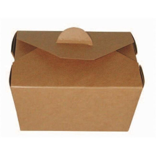 5.12 x 4.13 x 2.56 in. Brown Meal Box