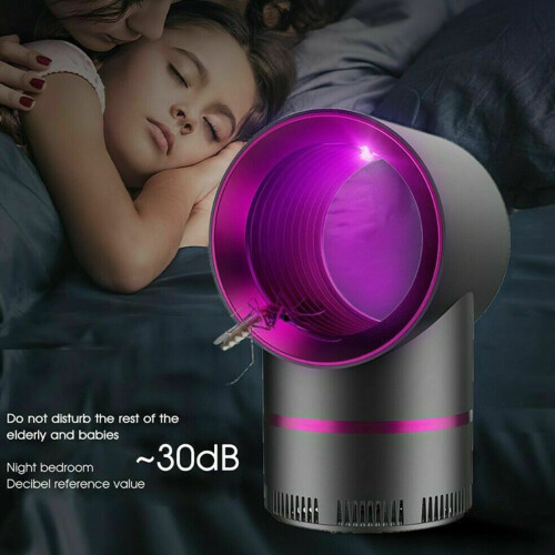 (White) Mosquito Killer Lamp Electric Insect Killer Zapper UV Light Fly Bug Trap Pest Control 1