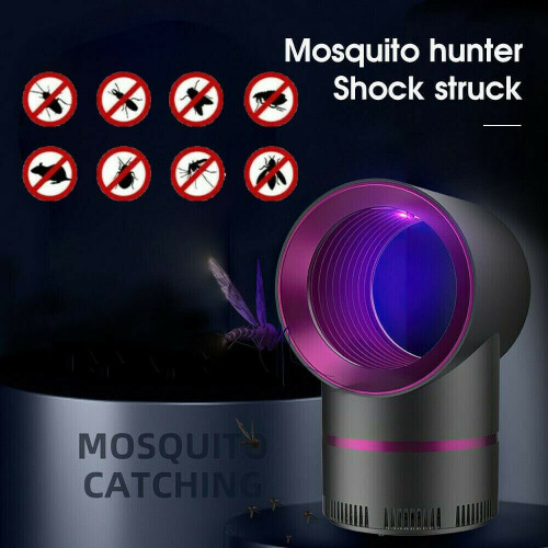(White) Mosquito Killer Lamp Electric Insect Killer Zapper UV Light Fly Bug Trap Pest Control 2